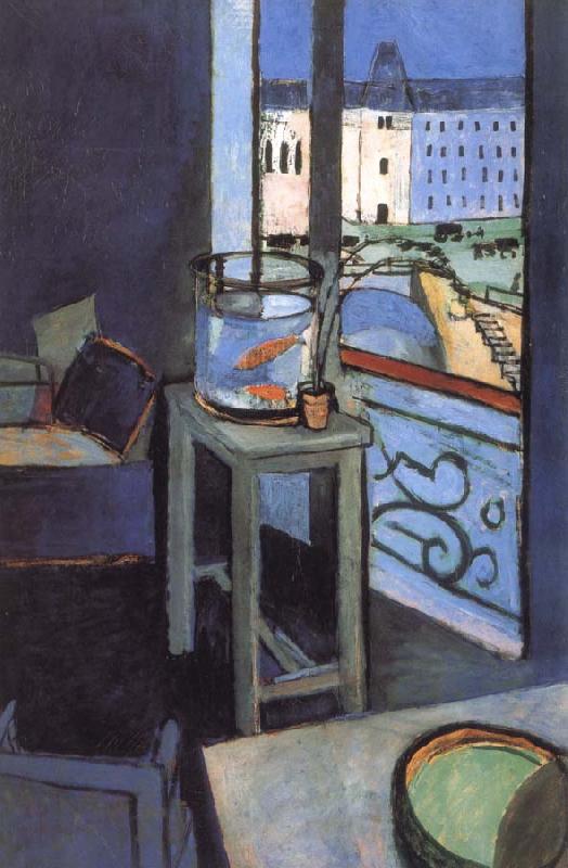 Henri Matisse Fish tank in the room oil painting image